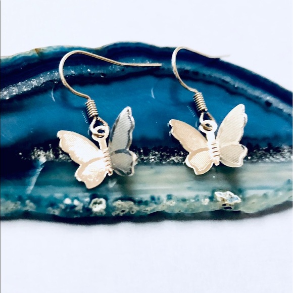 Butterfly Earrings, Dragonfly, Flower, Insect, Bee - Picture 4 of 11
